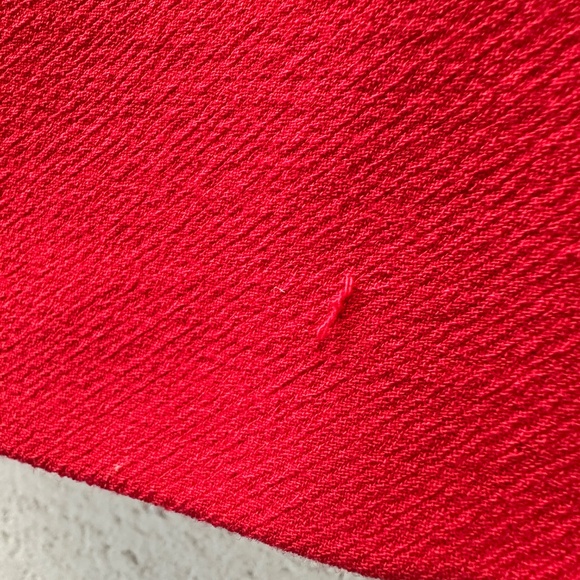 J Crew Wool Lady Day Coat Red Size 2 Button Up Lined With Pockets - Picture 5 of 16